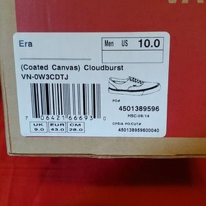 Vans White Cloudburst Era size 10.0
